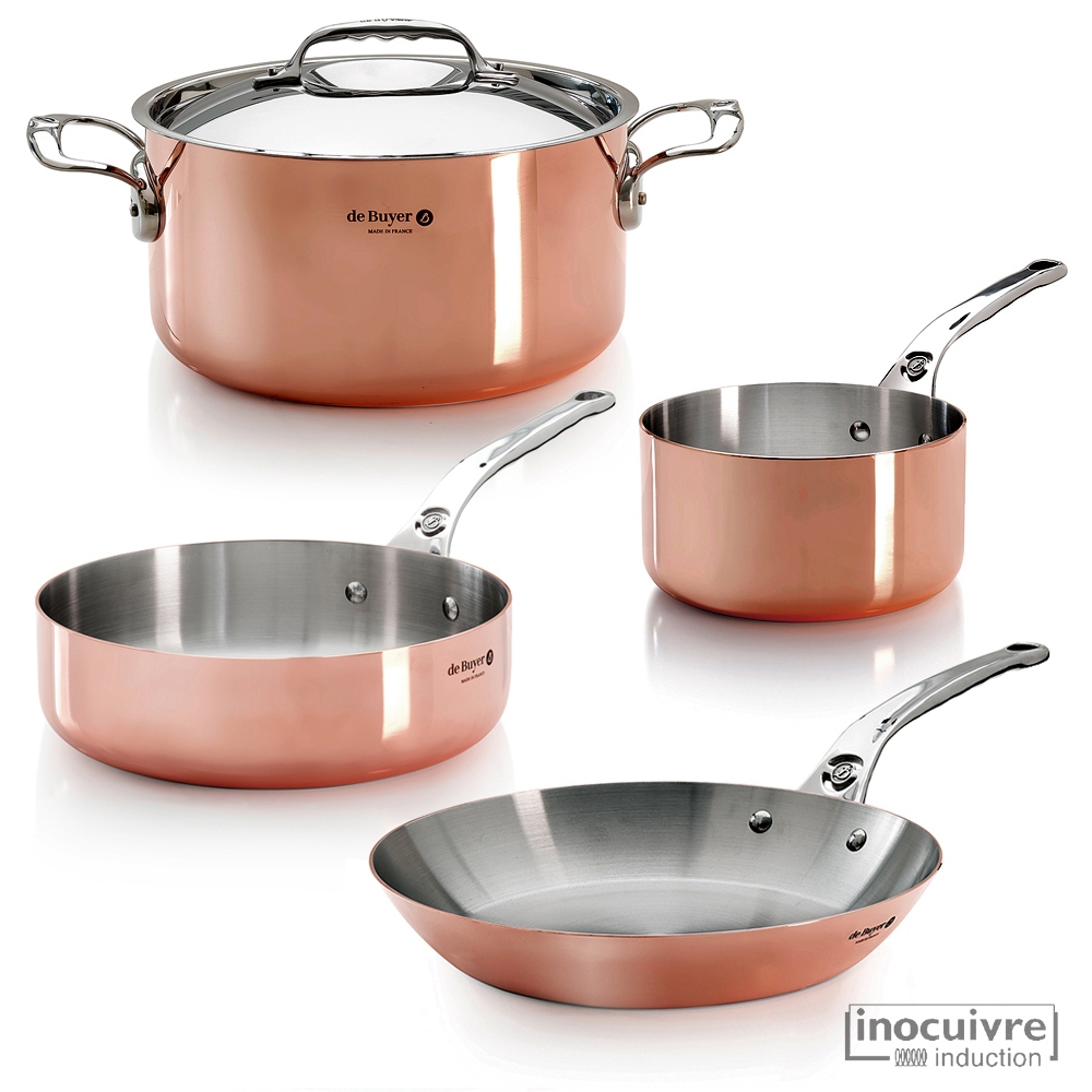 de Buyer - Copper of - Set Prima Cookware 4 Matera