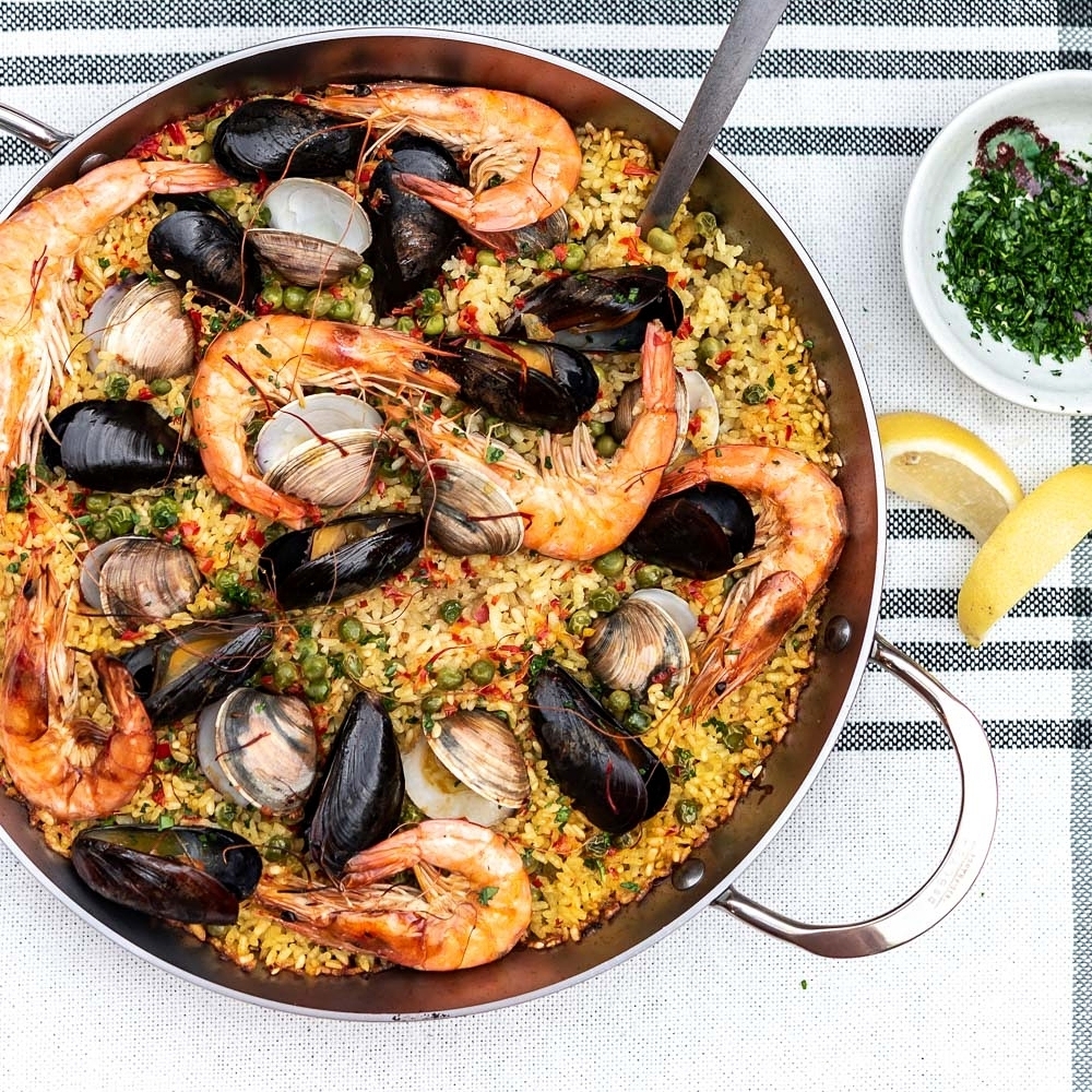 de Buyer - La Lyonnaise - Paella-Pfanne 34 cm