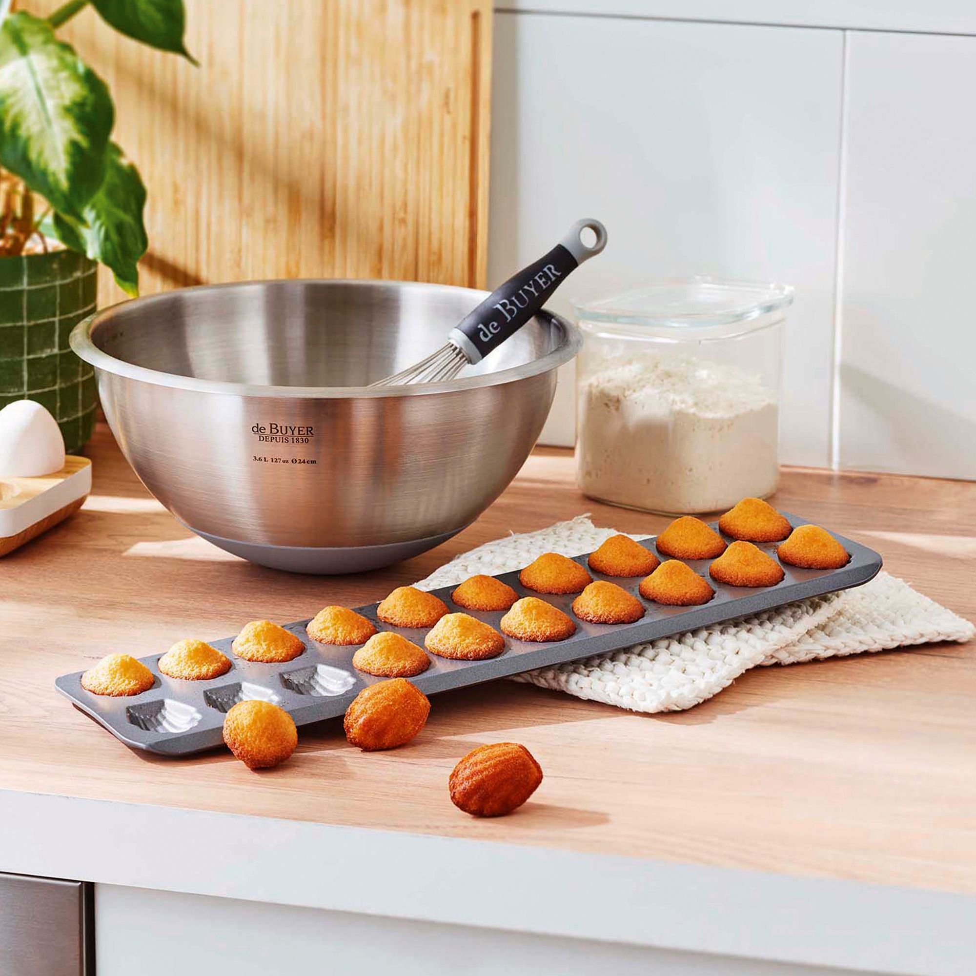 de Buyer - Tray 20 Mini Madeleines - non-stick