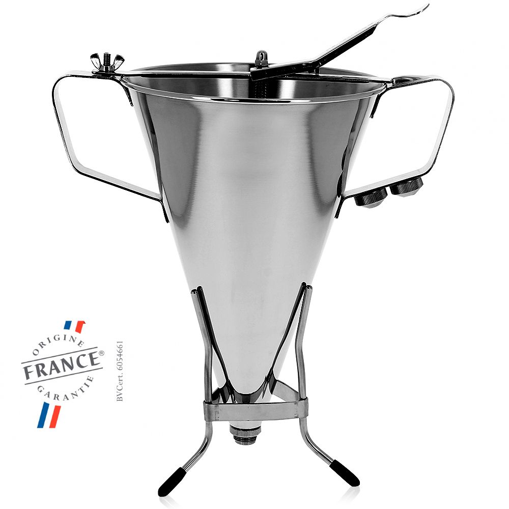 de Buyer - KWIK MAX stainless steel piston funnel - 3,3 L