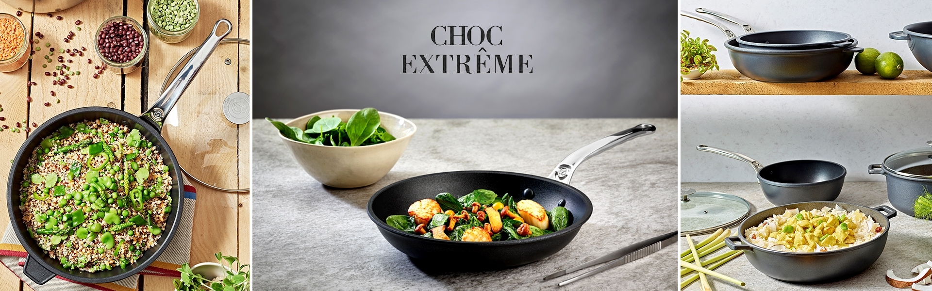 CHOC EXTREME Nonstick Stew Pan with Glass Lid