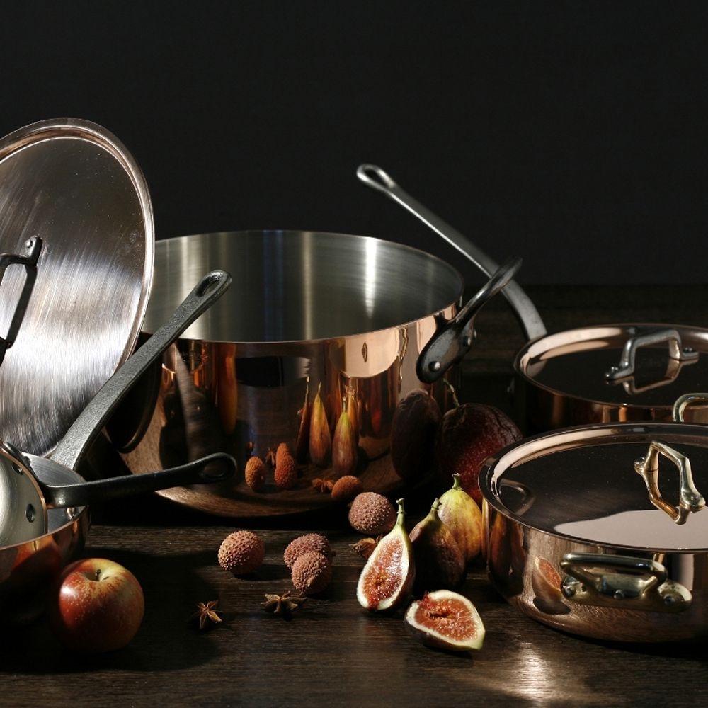 de Buyer Inocuivre Tradition Copper Conical Saute Pan