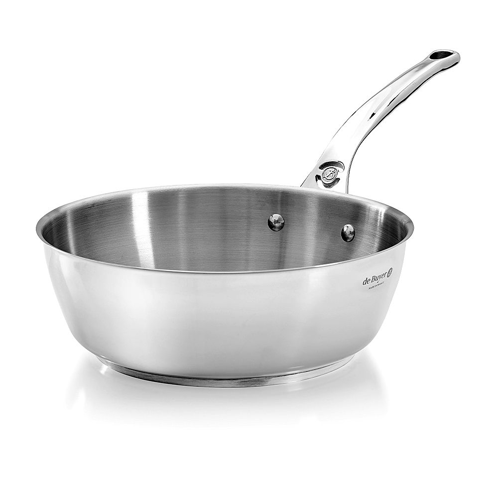 Browne Thermalloy® 6 qt Stainless Steel Sauce Pan - 9 1/10Dia x 7 1/10H